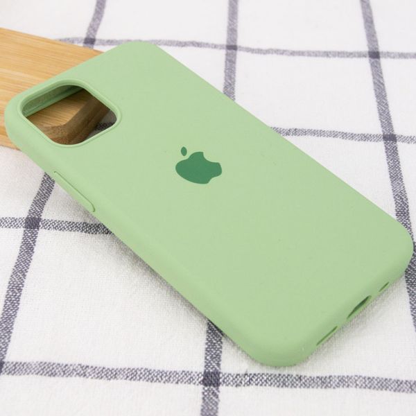 Чехол Silicone Case Full Protective (AA) для Apple iPhone 13 Pro (6.1") Мятный / Mint 49839 фото