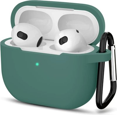 Силиконовый чохол для Apple Airpods 3 Зелёный VANAX55010 фото