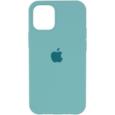 Чохол Silicone Case Full Protective (AA) для Apple iPhone 15 Pro (6.1") Бірюзовий | Marine Green 65419 фото