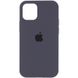 Чехол Silicone Case Full Protective (AA) для Apple iPhone 12 Pro Max (6.7") Серый/Dark Grey 38663 фото 1