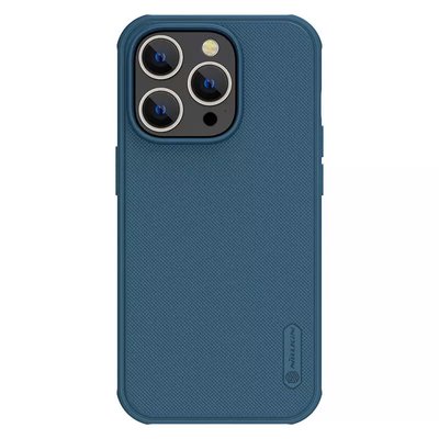 Чехол Nillkin Matte Magnetic Pro для Apple iPhone 15 Pro (6.1") Синий | Blue 65669 фото