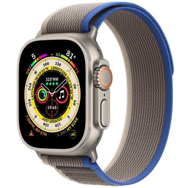 Ремінець Trail Loop для Apple watch 42mm/44mm/45mm/49mm Блакитно-Сірий | Blue-Gray 466617-BG фото