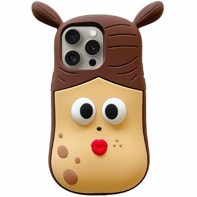 Силіконовий чохол Funny 3D для Apple iPhone 14 Pro Max (6.7") | She 71362 фото