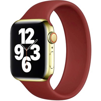 Ремінець Solo Loop для Apple watch 42mm/44mm Червоний | Dark Red 156mm 432993-Mb фото