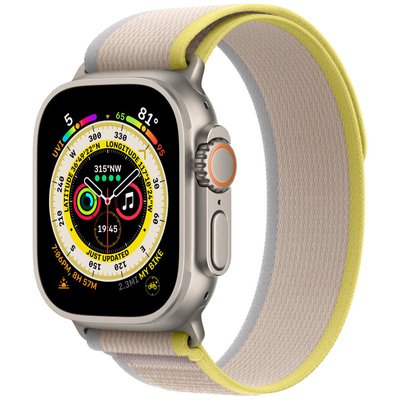 Ремешок Trail Loop для Apple watch 42mm/44mm/45mm/49mm Жёлто-Бежевый | Yellow-Beige 466617-BG фото