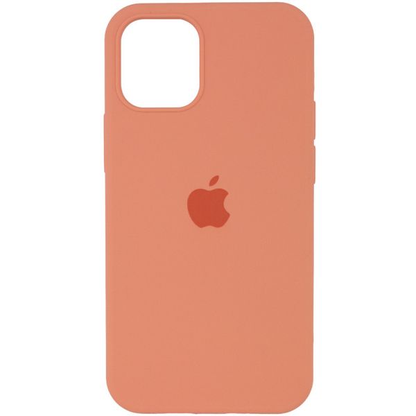 Чохол Silicone Case Full Protective (AA) для Apple iPhone 12 Pro Max (6.7") Рожевий/Flamingo 38663 фото