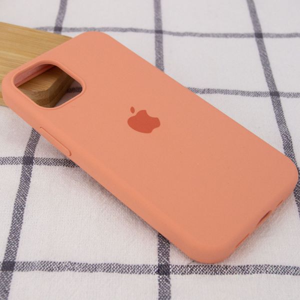 Чехол Silicone Case Full Protective (AA) для Apple iPhone 12 Pro Max (6.7") Розовый/Flamingo 38663 фото