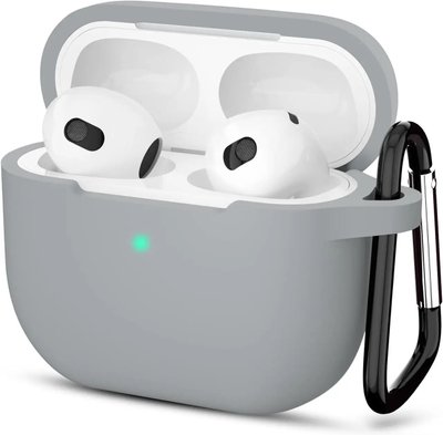 Силиконовый чохол для Apple Airpods 3 Серый VANAX55007 фото