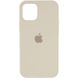 Чехол Silicone Case Full Protective (AA) для Apple iPhone 12 Pro Max (6.7") Бежевый/Antigue White 38663 фото