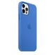 Чехол Silicone Case Full Protective (AA) для Apple iPhone 13 Pro (6.1") Синий/Capri Blue 49839 фото