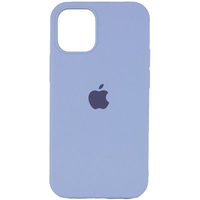 Чехол Silicone Case Full Protective (AA) для Apple iPhone 15 Pro (6.1") Голубой | Lilac Blue 65419 фото