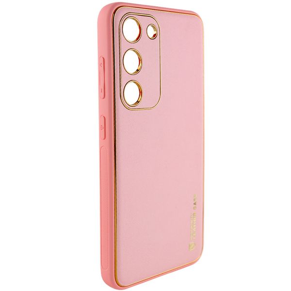 Кожаный чехол Xshield для Samsung Galaxy S24+ Розовый | Pink 69360 фото