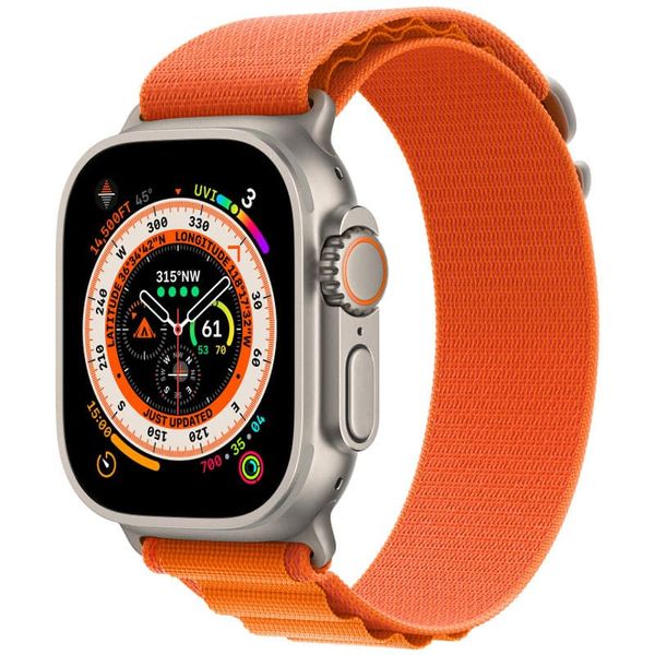 Ремінець Alpine Loop для Apple watch 42mm/44mm/45mm/49mm (m/l) Оранжевый | Orange 7466192-Or фото