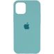 Чехол Silicone Case Full Protective (AA) для Apple iPhone 12 Pro (6.1") Бирюзовый/Marine Green 38660 фото