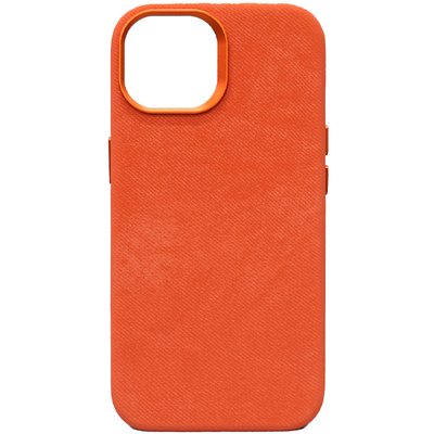 Чохол Denim with MagSafe для Apple iPhone 15 Pro (6.1") Помаранчевий | Orange 67778 фото