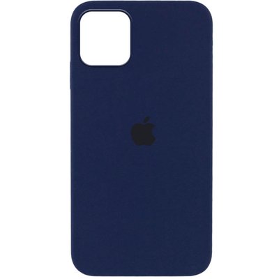 Чехол Silicone Case Full Protective (AA) для Apple iPhone 15 Pro (6.1") Синий | Deep navy 65419 фото