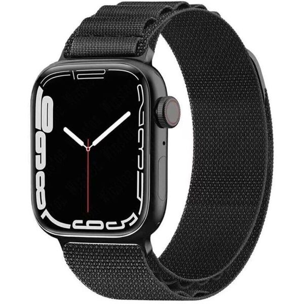 Ремінець Alpine Loop для Apple watch 42mm/44mm/45mm/49mm (m/l) Чорний | Black 7466192-Or фото