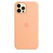 Чехол Silicone Case Full Protective (AA) для Apple iPhone 12 Pro Max (6.7") Оранжевый/Cantaloupe 38663 фото 3