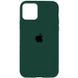 Чохол Silicone Case Full Protective (AA) для Apple iPhone 12 Pro (6.1") Зелений/Forest green 38660 фото