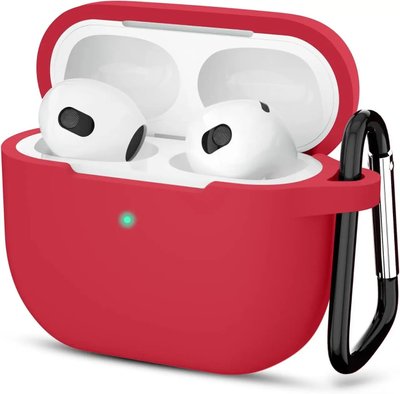 Силіконовий чохол для Apple Airpods 3 Червоний VANAX55003 фото