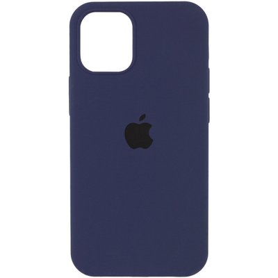 Чехол Silicone Case Full Protective (AA) для Apple iPhone 15 Pro (6.1") Темный Синий | Midnight Blue 65419 фото