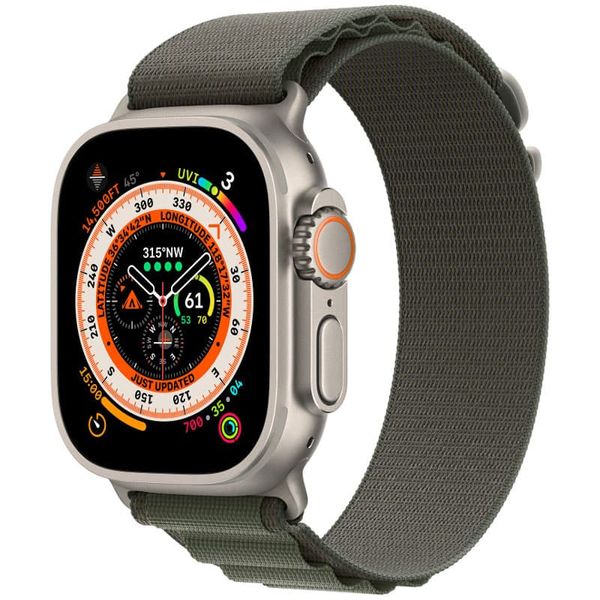 Ремешок Alpine Loop для Apple watch 42mm/44mm/45mm/49mm (m/l) Зелёный | Green 7466192-Or фото