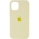 Чехол Silicone Case Full Protective (AA) для Apple iPhone 12 Pro Max (6.7") Желтый/Mellow Yellow 38663 фото 1