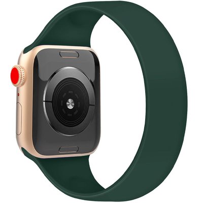 Ремінець Solo Loop для Apple watch 38mm/40mm Зелений | Pine green 143mm 432938143-Mb фото