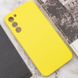 Чохол Silicone Cover Lakshmi Full Camera (AAA) для Samsung Galaxy S24+ Жёлтый | Yellow 69265 фото 3