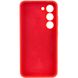 Чехол Silicone Cover Lakshmi Full Camera (AAA) для Samsung Galaxy S24+ Красный | Red 69265 фото 3