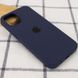 Чехол Silicone Case Full Protective (AA) для Apple iPhone 15 (6.1") Темный Синий | Midnight Blue 65416 фото 2