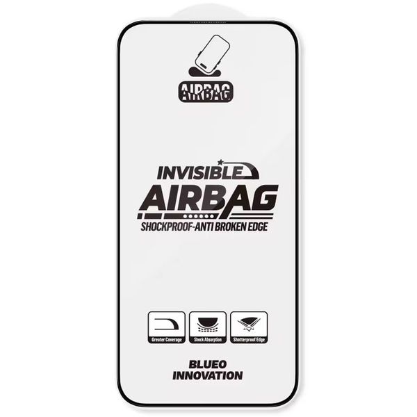 Защитное 3D стекло Blueo Invisible Airbag Anti-broken для Apple iPhone 14 Pro Max | 15 Plus | 16 Plus 71034 фото