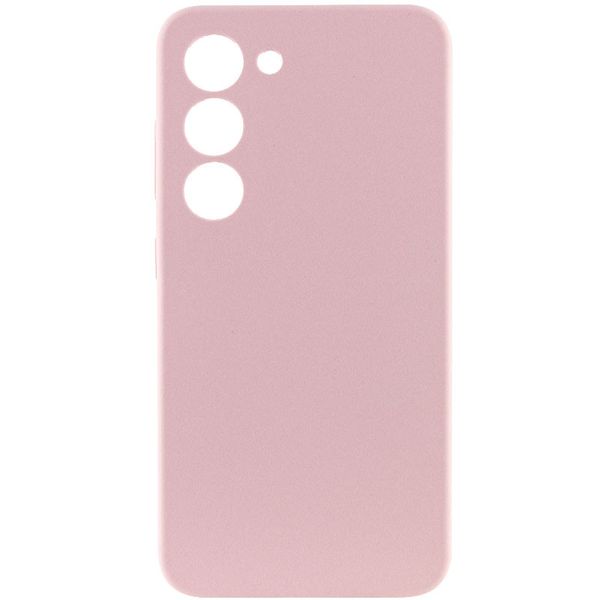 Чохол Silicone Cover Lakshmi Full Camera (AAA) для Samsung Galaxy S24+ Рожевий | Pink Sand 69265 фото