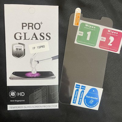 Защитное стекло Glass Pro для iPhone 15 Pro Max (6.7") прочностью 9Н 6533106 фото