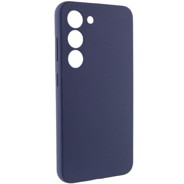 Чехол Silicone Cover Lakshmi Full Camera (AAA) для Samsung Galaxy S24+ Тёмно-Синий | Midnight blue 69265 фото