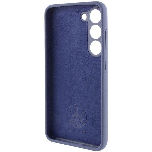 Чехол Silicone Cover Lakshmi Full Camera (AAA) для Samsung Galaxy S24+ Тёмно-Синий | Midnight blue 69265 фото