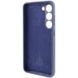 Чехол Silicone Cover Lakshmi Full Camera (AAA) для Samsung Galaxy S24+ Тёмно-Синий | Midnight blue 69265 фото 4