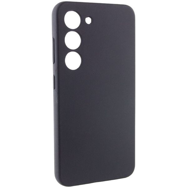 Чехол Silicone Cover Lakshmi Full Camera (AAA) для Samsung Galaxy S24+ Чёрный | Black 69265 фото