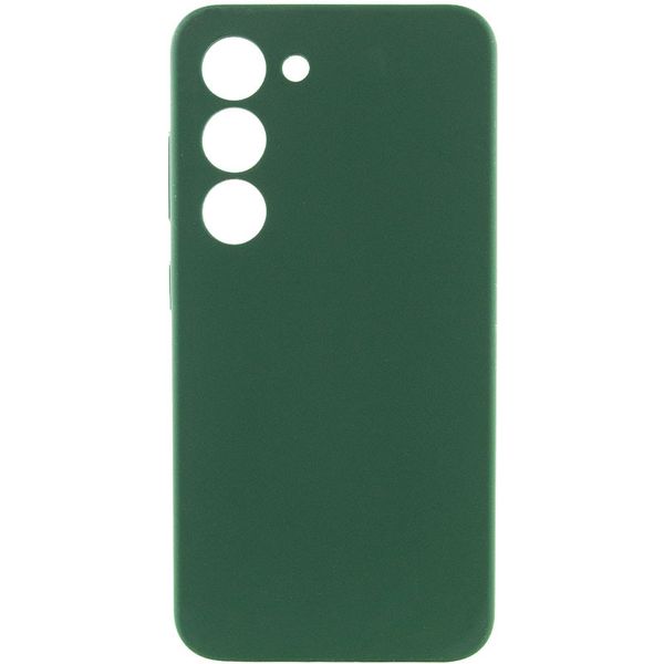 Чехол Silicone Cover Lakshmi Full Camera (AAA) для Samsung Galaxy S24+ Зелёный | Cyprus Green 69265 фото