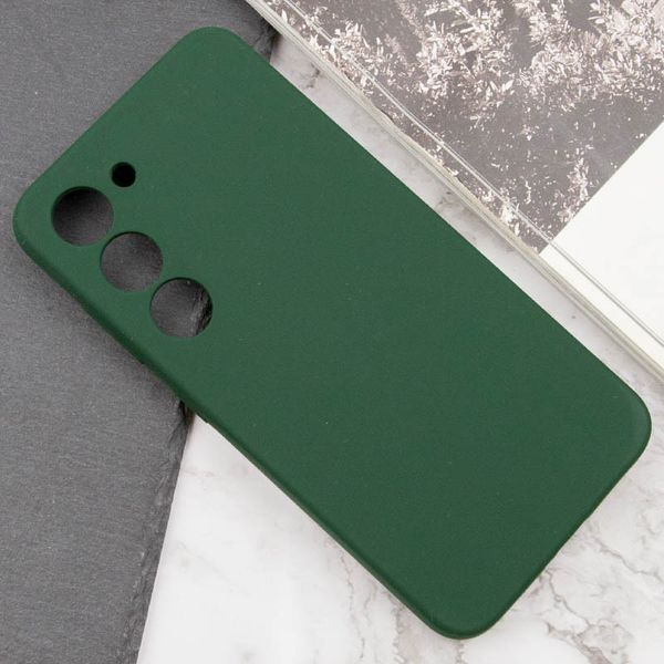 Чехол Silicone Cover Lakshmi Full Camera (AAA) для Samsung Galaxy S24+ Зелёный | Cyprus Green 69265 фото