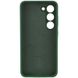 Чехол Silicone Cover Lakshmi Full Camera (AAA) для Samsung Galaxy S24+ Зелёный | Cyprus Green 69265 фото 3