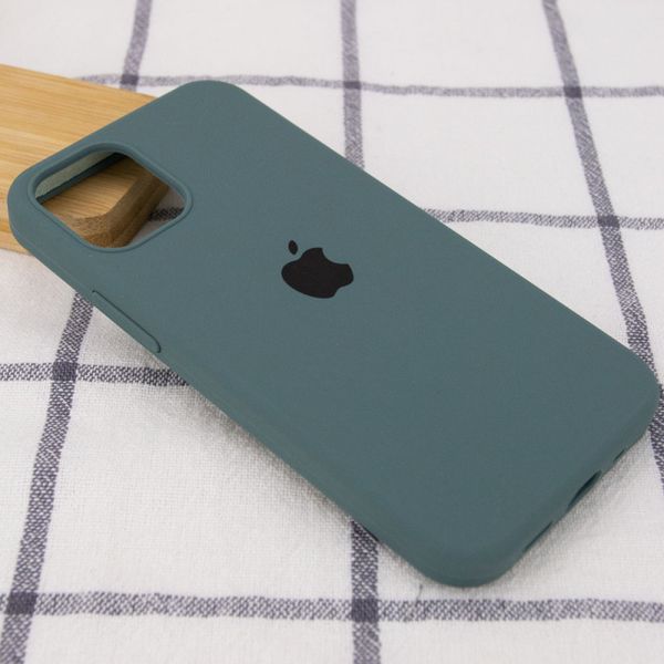 Чохол Silicone Case Full Protective (AA) для Apple iPhone 12 Pro Max (6.7") Зелений/Cactus 38663 фото