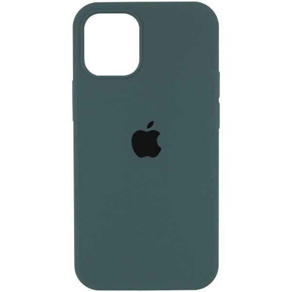 Чехол Silicone Case Full Protective (AA) для Apple iPhone 12 Pro Max (6.7") Зеленый/Cactus 38663 фото