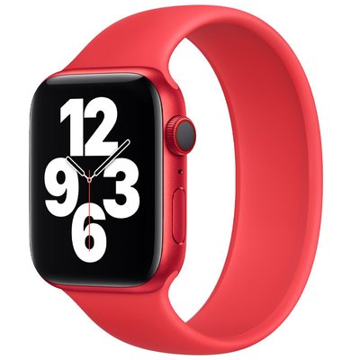 Ремінець Solo Loop для Apple watch 42mm/44mm Червоний | Red 163mm 432942163-Mb фото