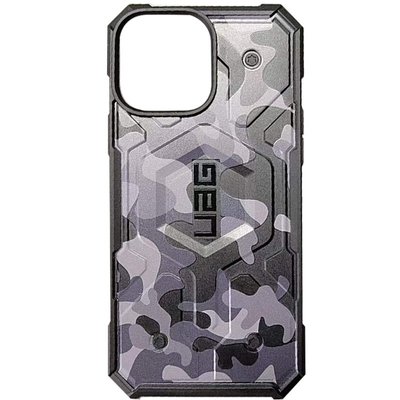 Ударостійкий чохол UAG Pathfinder with MagSafe Camo для Apple iPhone 14 Plus | 15 Plus (6.7") Cірий | Grey 57545 фото