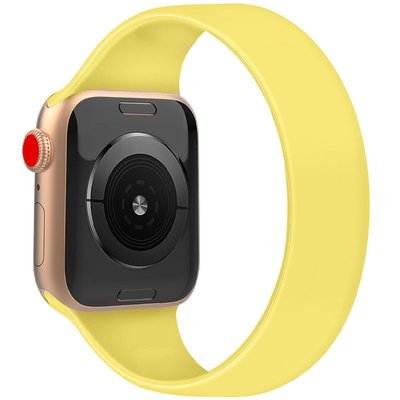 Ремінець Solo Loop для Apple watch 42mm/44mm Жовтий | Ginger 163mm 432942163-Mb фото