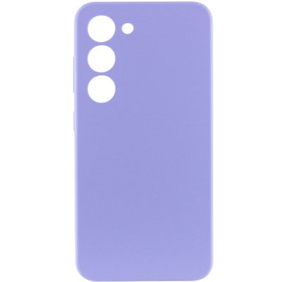 Чохол Silicone Cover Lakshmi Full Camera (AAA) для Samsung Galaxy S24+ Бузковий | Dasheen 69265 фото