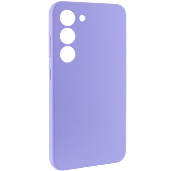 Чохол Silicone Cover Lakshmi Full Camera (AAA) для Samsung Galaxy S24+ Бузковий | Dasheen 69265 фото