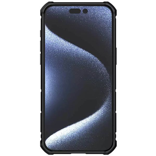 TPU+PC чехол Nillkin CamShield Armor (шторка на камеру) для Apple iPhone 15 Pro Max (6.7") Чёрный 66559 фото