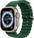 Ремінець Apple Watch Ocean Band 42/44/45/49 (M) Зелений | Forest green 109332-RED фото